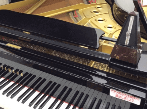 実際に練習した楽器屋さんのグランドピアノ