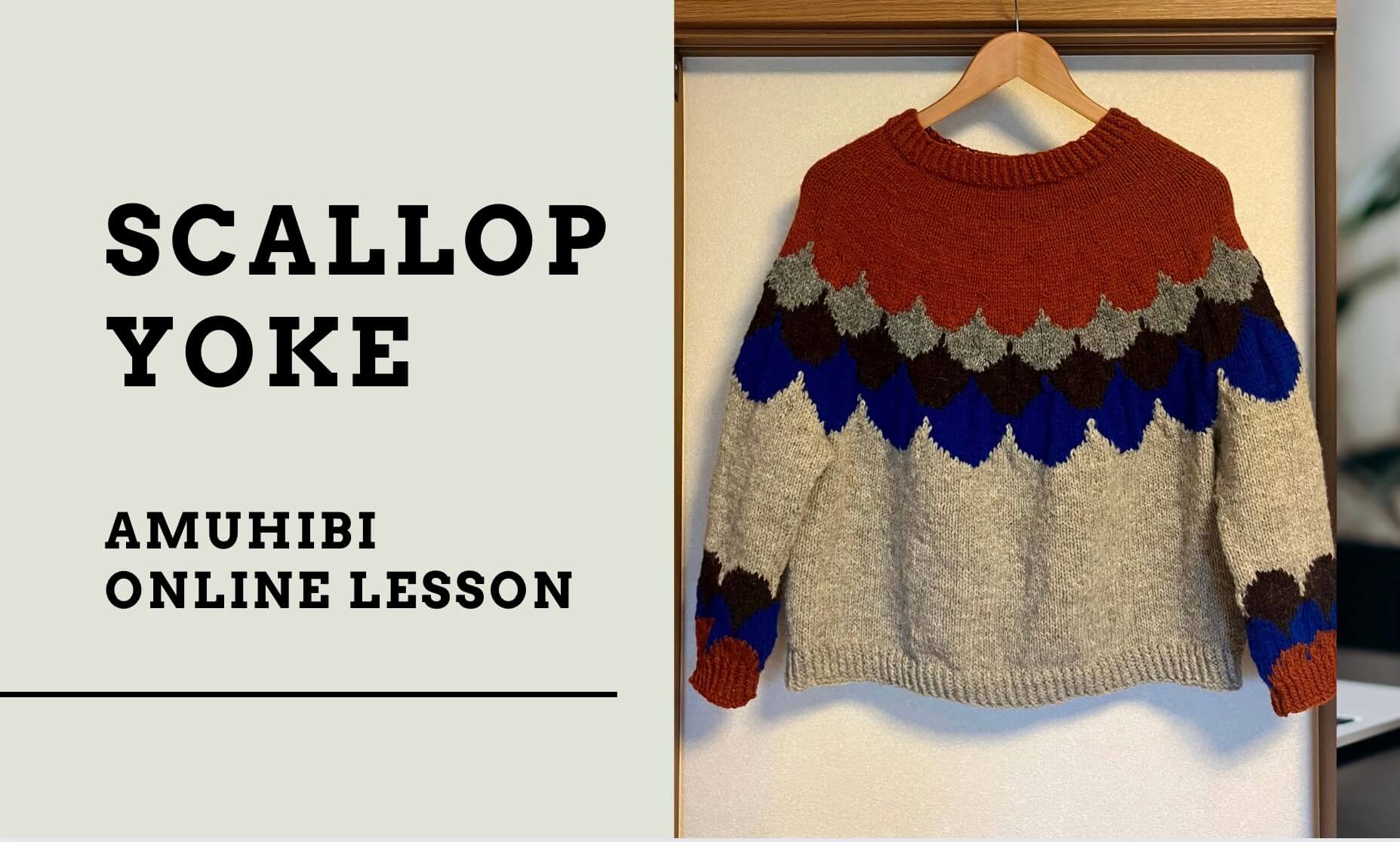 amuhibi　KNIT BOOK2 スカラップヨーク用毛糸色違い　 新品未使用 楽天市場】【amuhibi KNIT BOOK 2nd より】スカラップヨーク着分