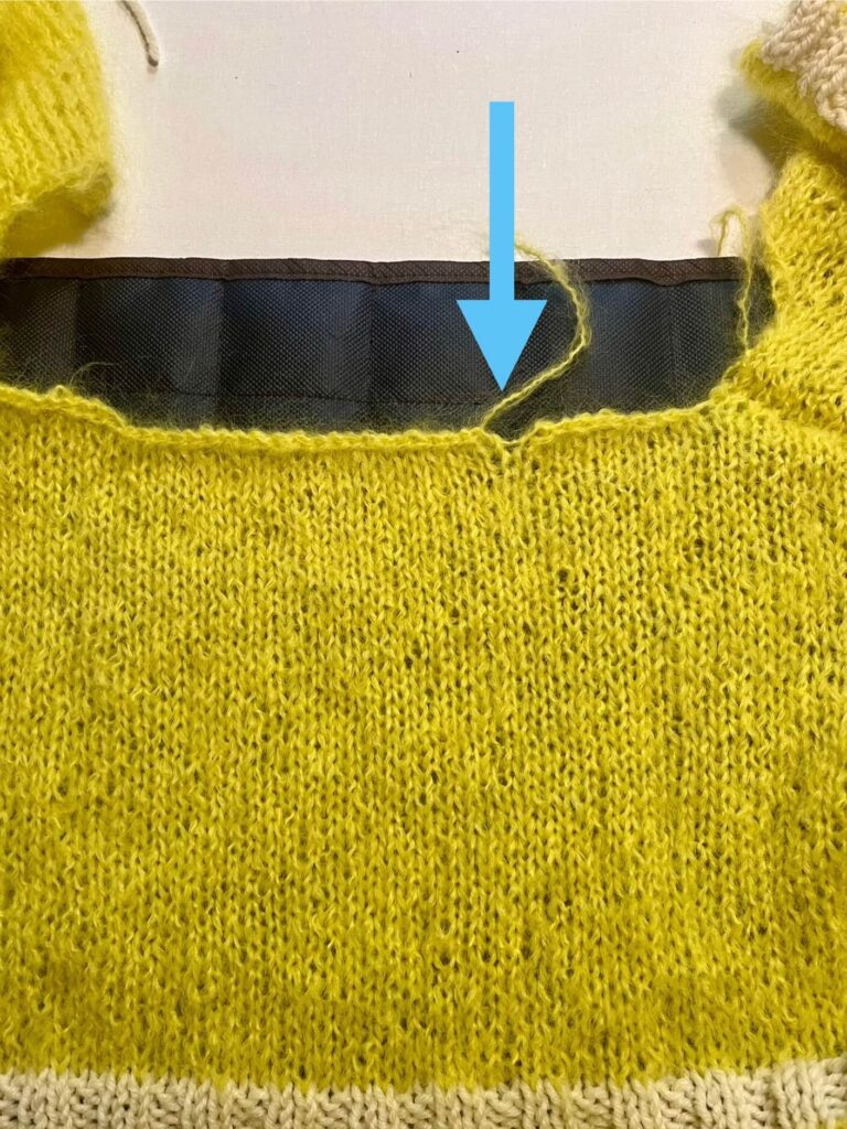 モヘア＆ウールカーディガン