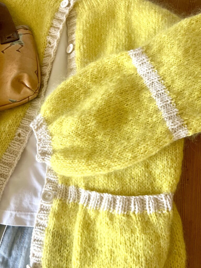 モヘア＆ウールカーディガン