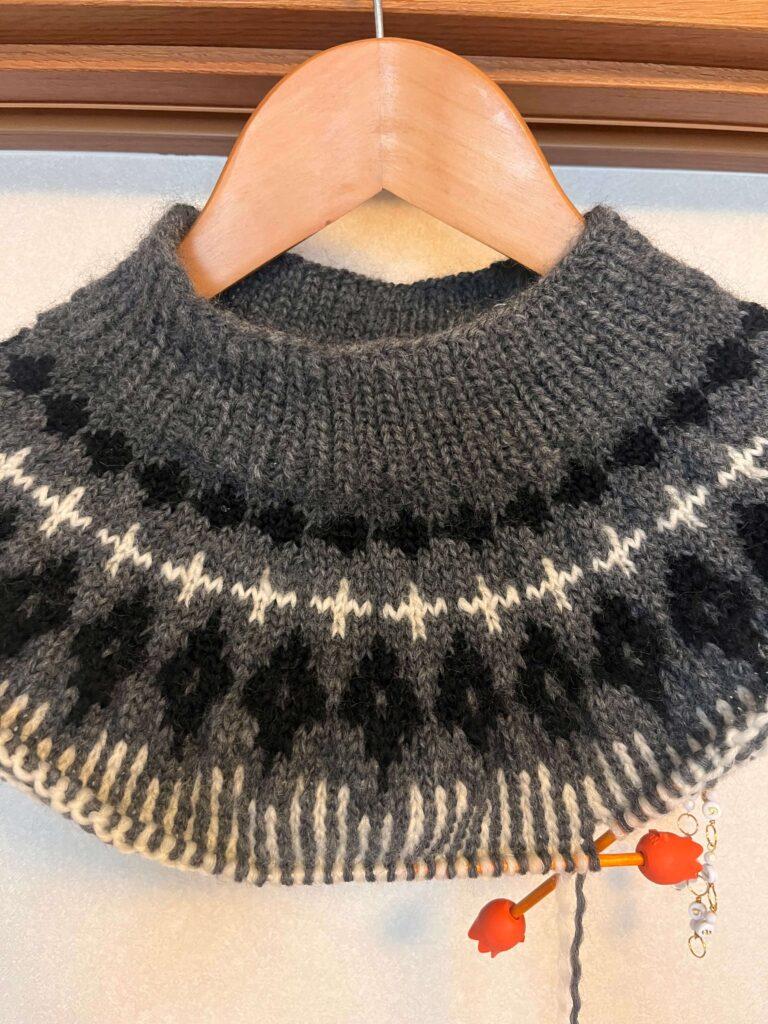 ダイヤ柄セーター　DARUMA