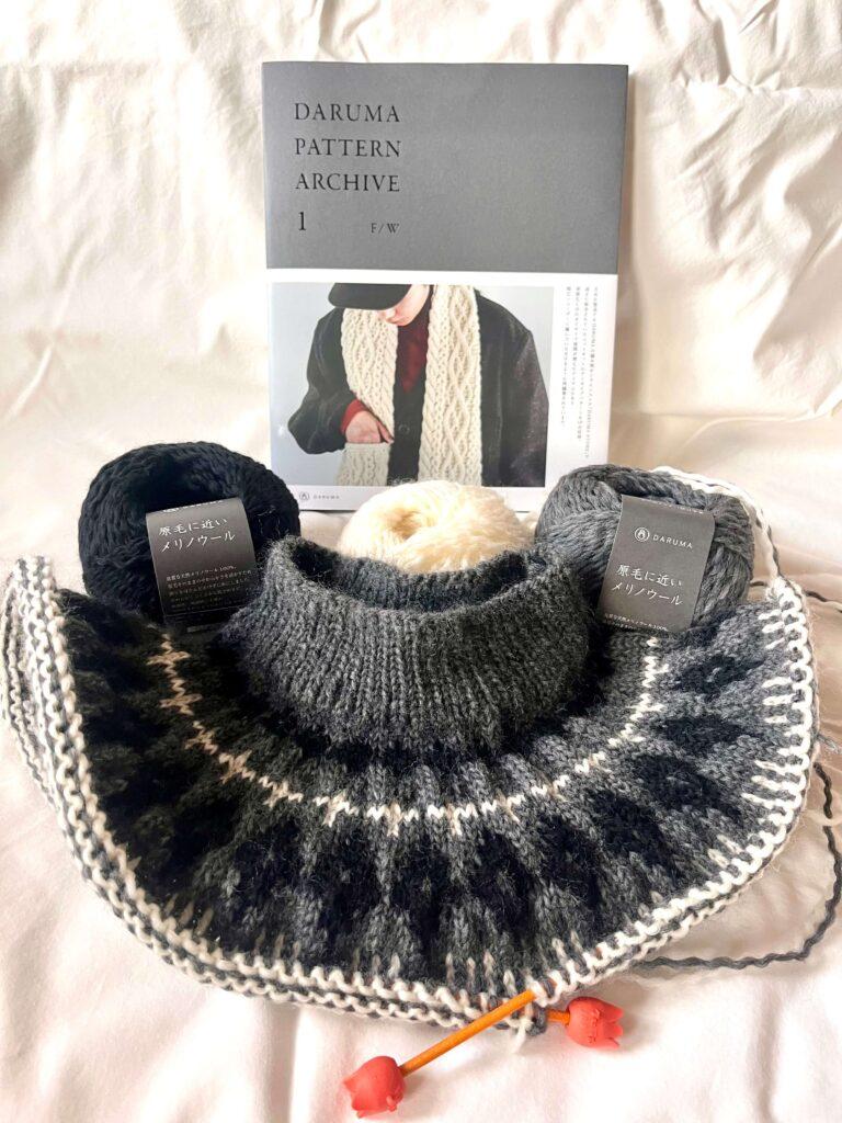 ダイヤ柄セーター　DARUMA